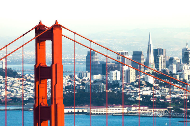 golden gate bridge in san francisco, california